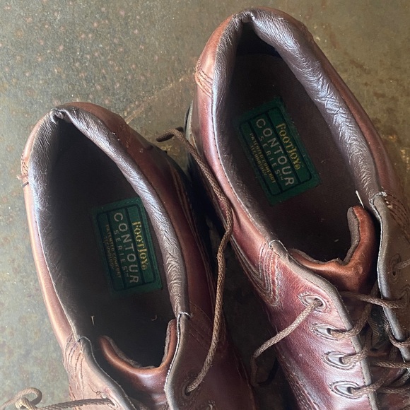 FootJoy Contour Series Men’s Brown Leather Golf LaceUp Oxfords. #54049.  11 1/2 main image 8